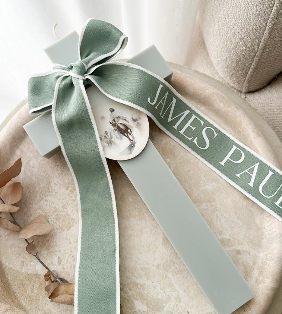Sage Cross Candle