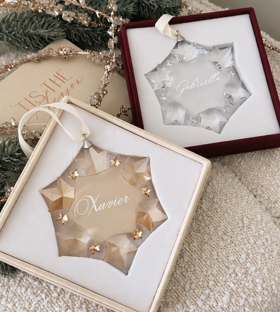 Celeste Champagne Christmas Snowflake