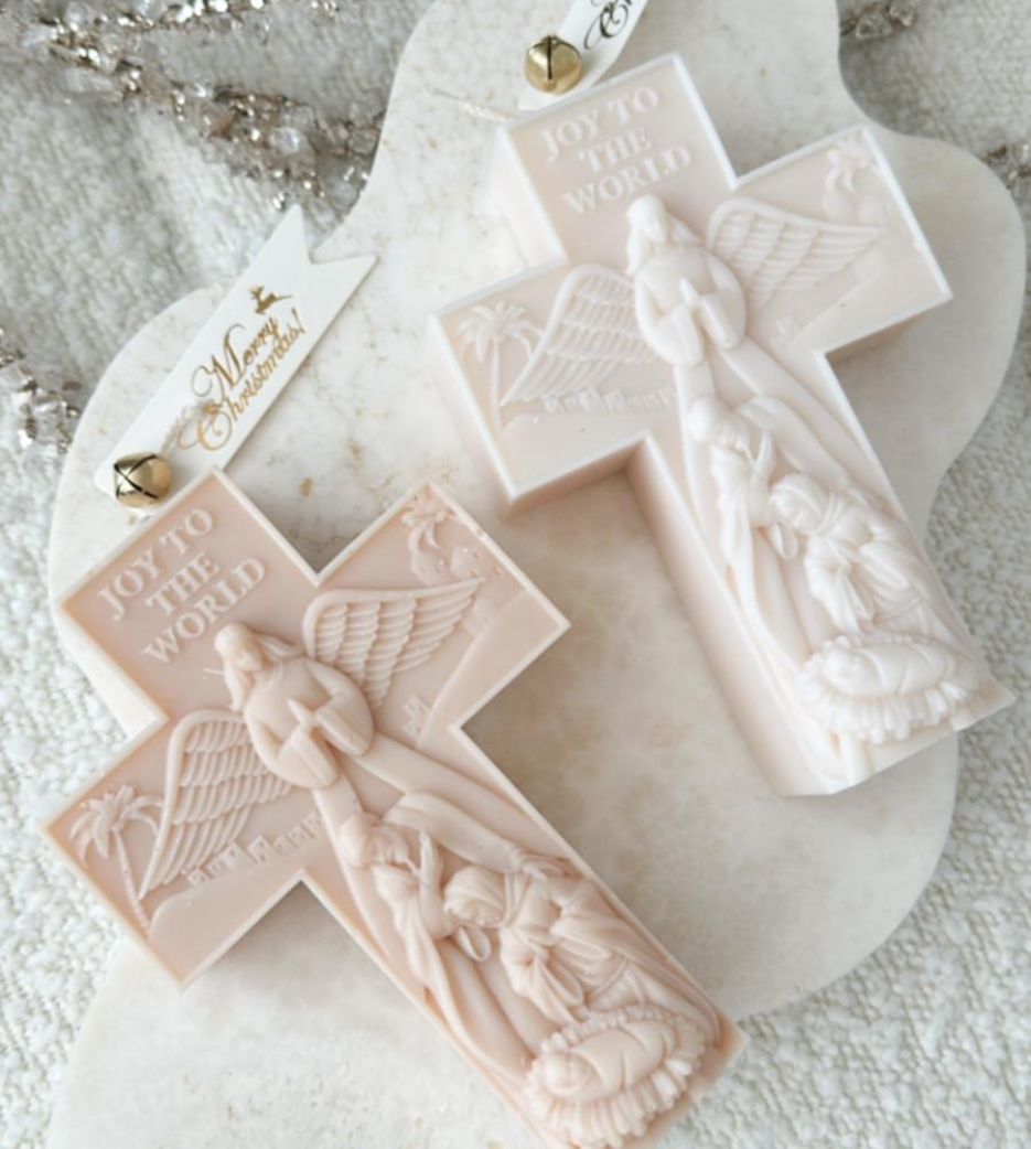 Holy Family Cross Candle