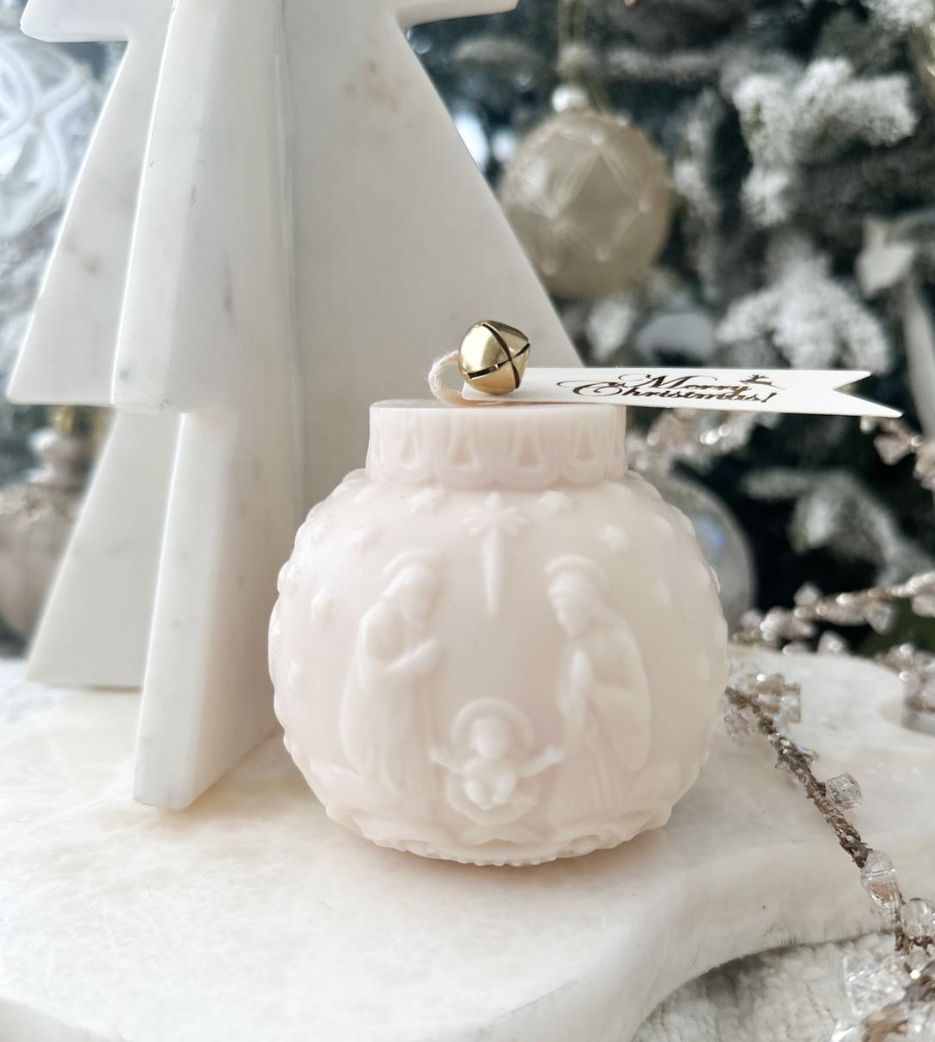 Nativity Bauble Candle