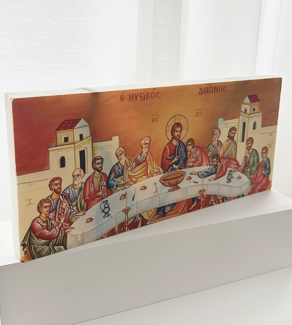 Orthodox Last Supper Marble Slab