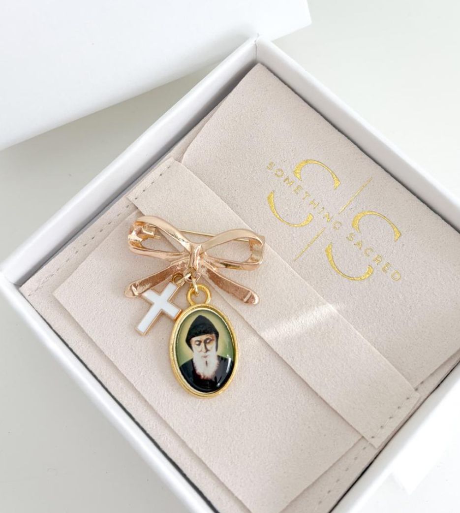 St Charbel Bow Pin