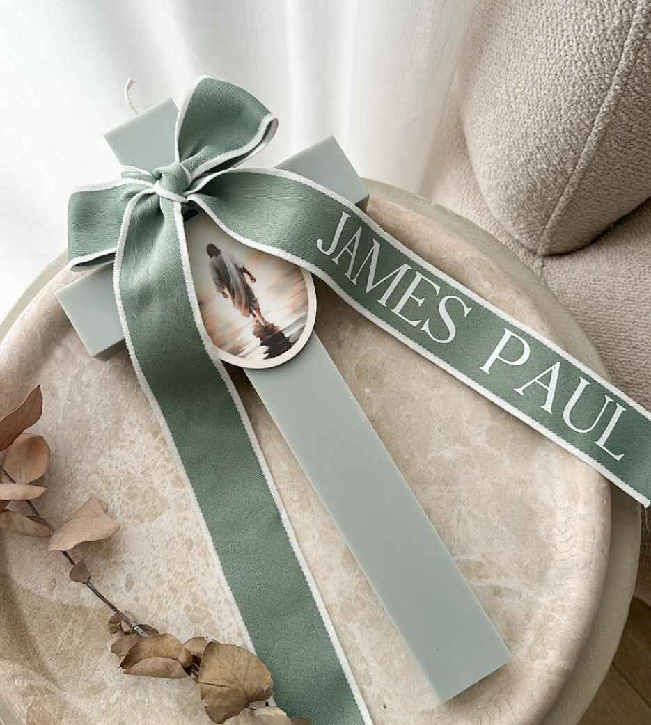 Sage Cross Candle