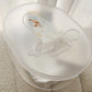 Oval Frosted Lid Christening Package