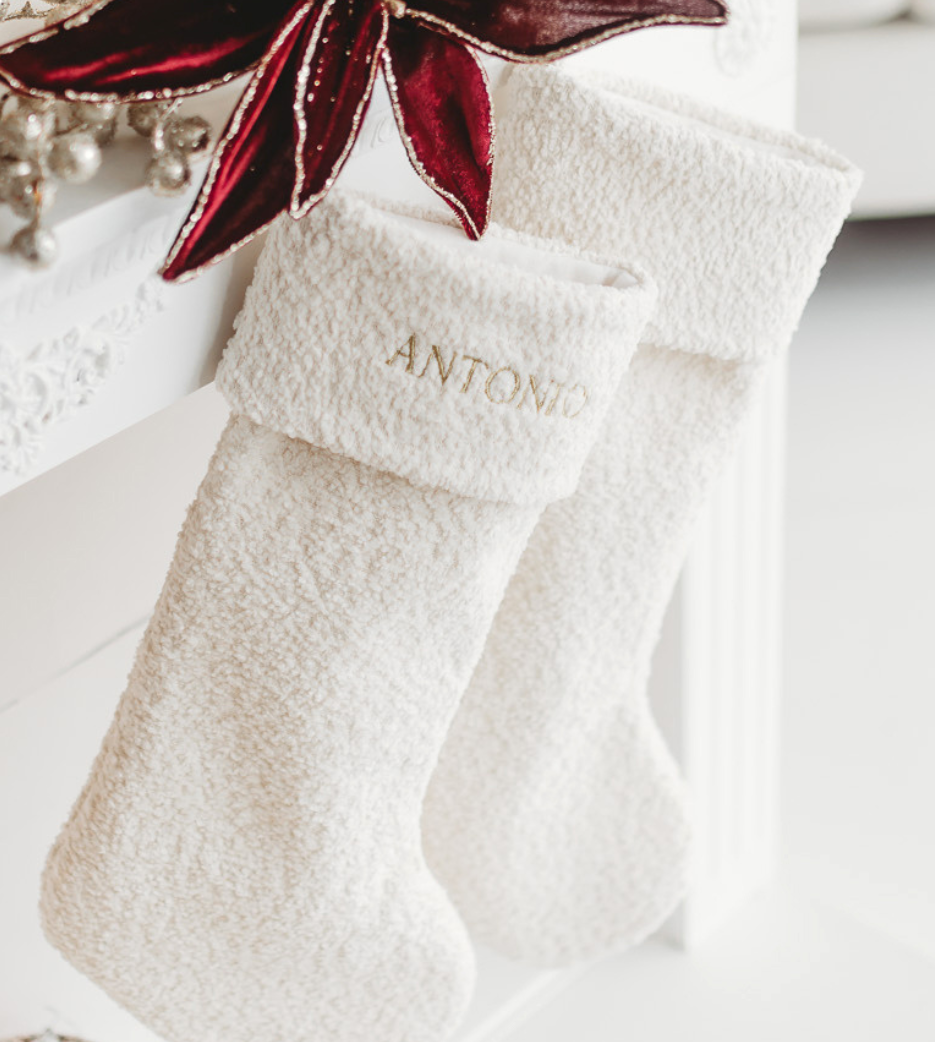 Boucle Christmas Stocking