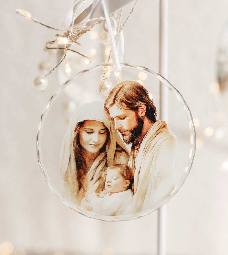 Nativity Glass Ornaments