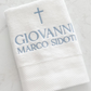 Embroidered Christening Bath/ Hand Towels