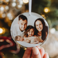 Keepsake Photo Glass Tree Ornaments