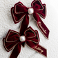 Velvet Lux Bow Decorations