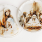 Nativity Glass Ornaments