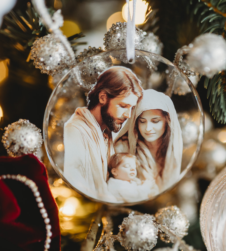 Nativity Glass Ornaments