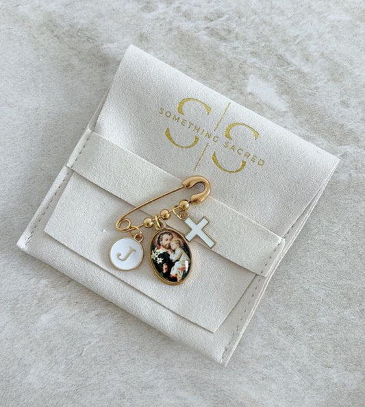 St Joseph Initial Pin