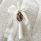 Ribbed Candles with Chiffon Bow