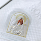 Orthodox Holy Mother Mary & Jesus Glass Plaques