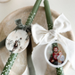 Green Speckled 40cm Candle