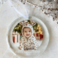 Keepsake Photo Glass Tree Ornaments