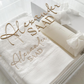 Embroidered Christening Bath/ Hand Towels