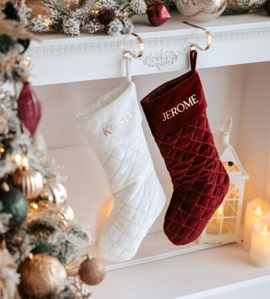 Velvet Personalised Christmas Stocking