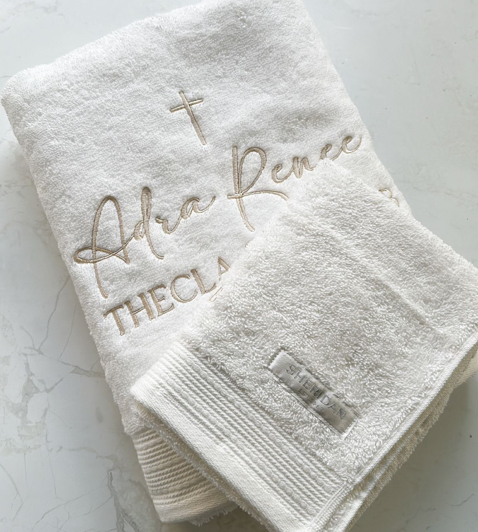 Embroidered Sheridan Towels