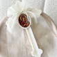 Orthodox Candle with Chiffon Bow