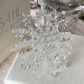 Clear Personalised Christmas Snowflake