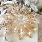 Champagne Personalised Christmas Snowflake
