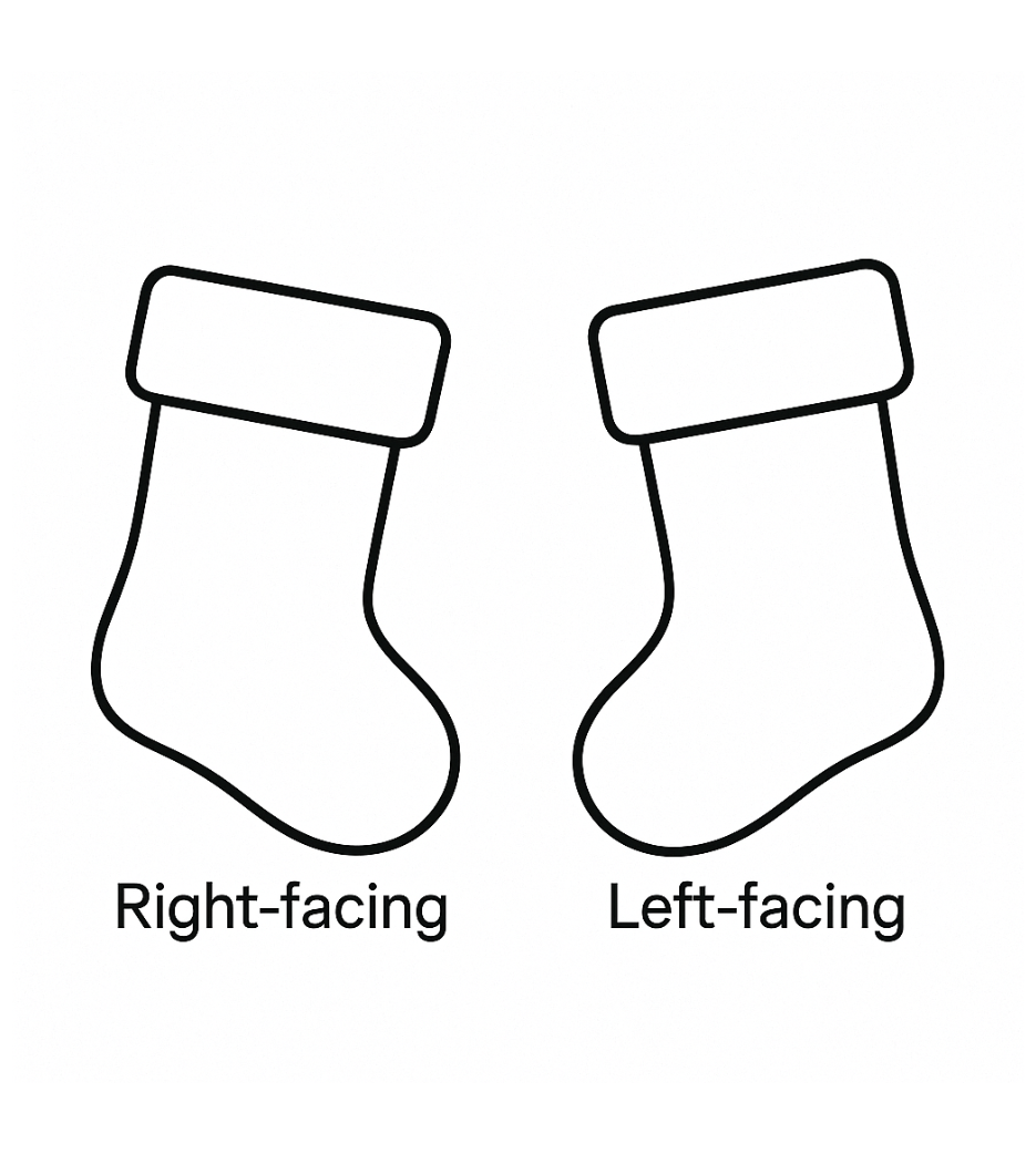 NEW Bow Velvet Personalised Christmas Stocking