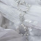 Bridal Wrist Rosary with Crystal Cross