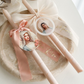 Pink Marble 40cm Candle