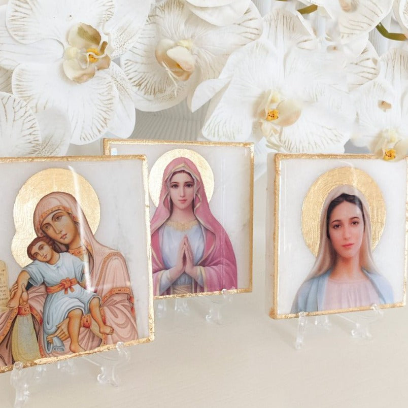 Religious Marble Plaques with Stand