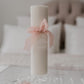 Hourglass Candle with Arch Tag