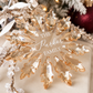 Champagne Personalised Christmas Snowflake