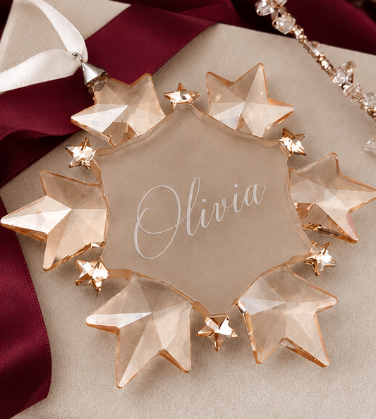 Celeste Champagne Christmas Snowflake