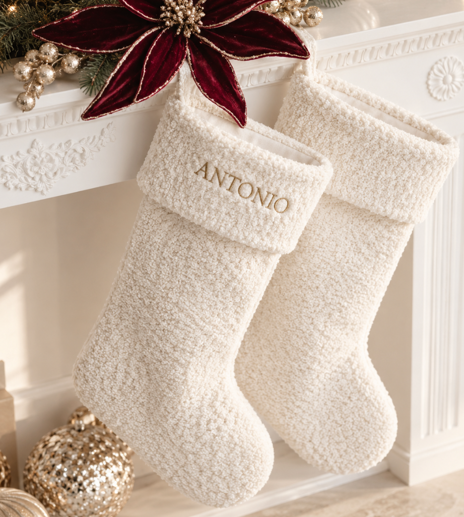 Boucle Christmas Stocking