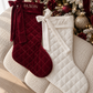 Bow Velvet Personalised Christmas Stocking