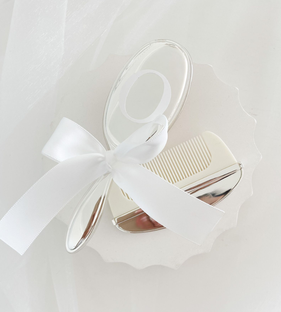 Silver Brush and Comb Set