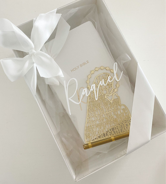 Personalised Bible and Hail Mary Pack